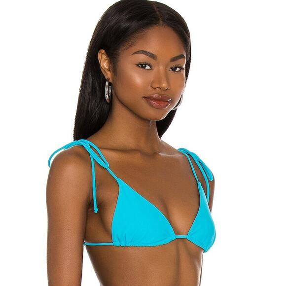 Superdown Liv Top in Turquoise NWOT Size Small - Picture 3 of 4